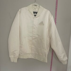Adidas Dehen Off-White Satin Jacket